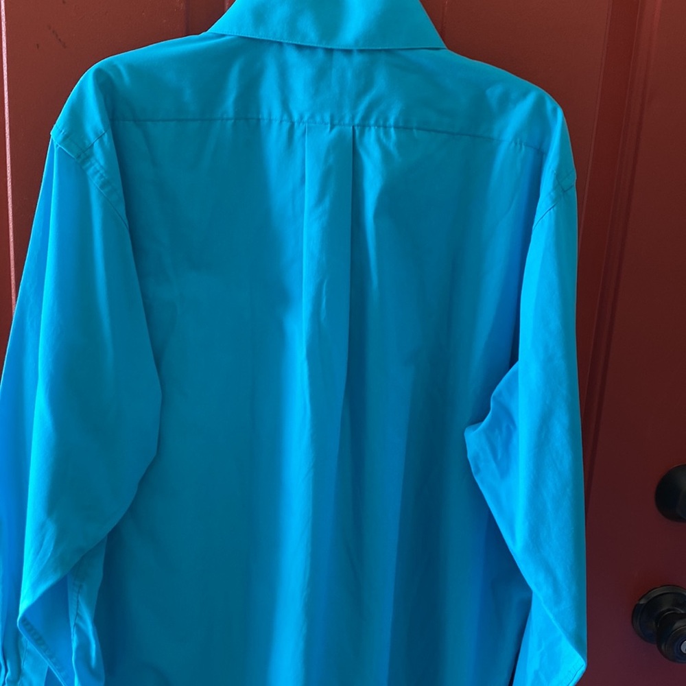 Set of 3 Men’s long sleeve dress shirts- Sz Lg 16-16 1/2 / 32/33 sleeve - Picture 12 of 12